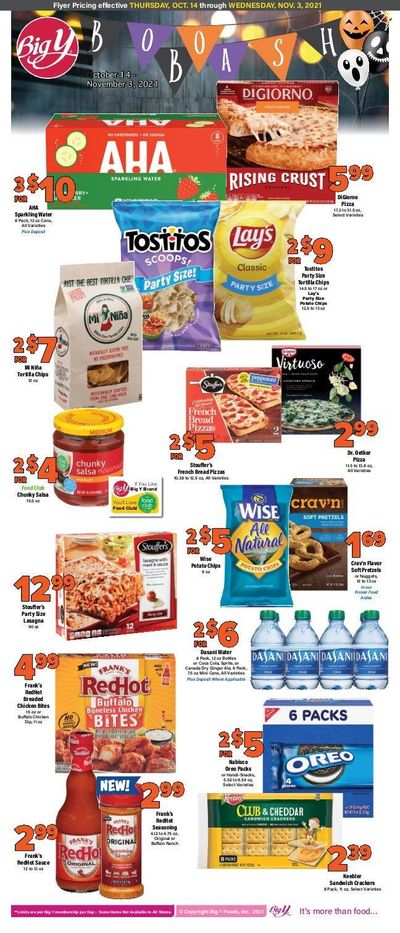Big Y (MA) Weekly Ad Flyer November 2 to November 9