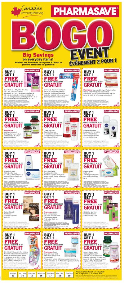 Pharmasave (NB) Flyer March 20 to 26