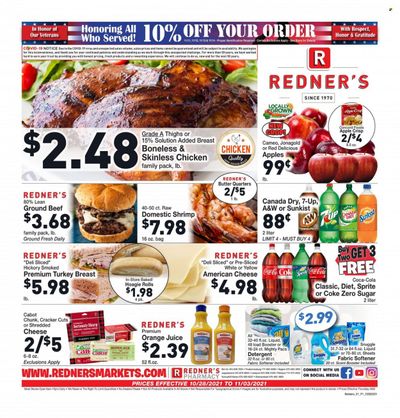 Redner's Markets (DE, MD, PA) Weekly Ad Flyer November 2 to November 9