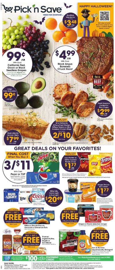 Pick ‘n Save (WI) Weekly Ad Flyer November 2 to November 9