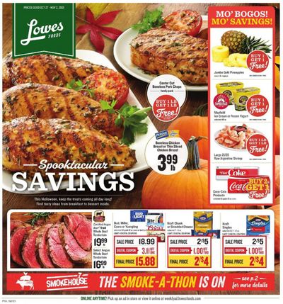 Lowes Foods (NC, SC) Weekly Ad Flyer November 2 to November 9