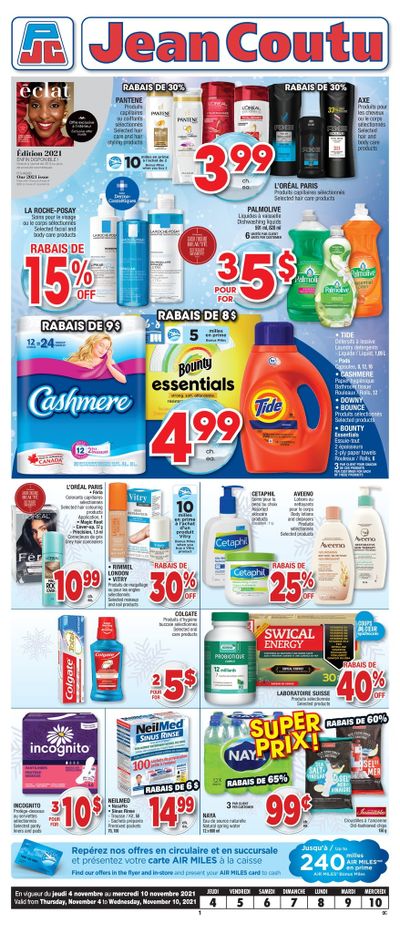 Jean Coutu (QC) Flyer November 4 to 10