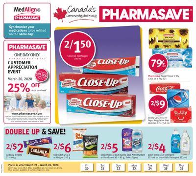 Pharmasave (ON) Flyer March 20 to 26