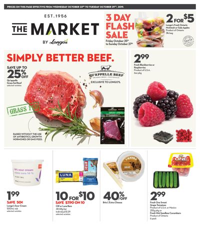 The Market by Longo's Flyer October 23 to 29