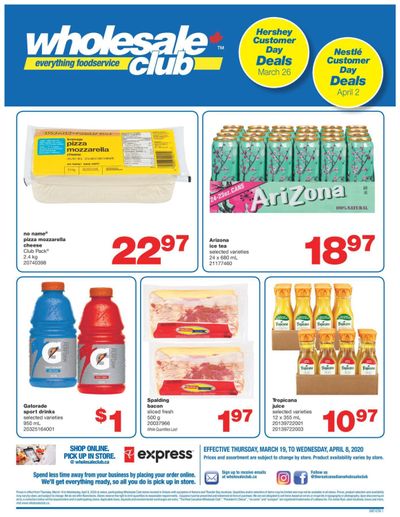 Wholesale Club (ON) Flyer March 19 to April 8