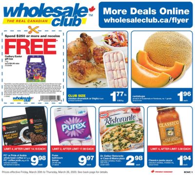 Real Canadian Wholesale Club Flyer March 20 to 26