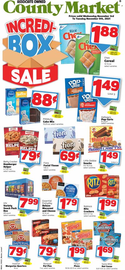 County Market (IL, IN, MO) Weekly Ad Flyer November 3 to November 10
