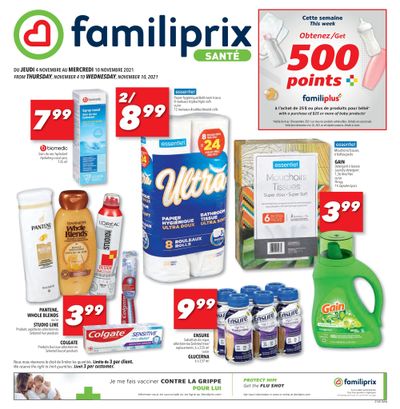 Familiprix Health Flyer November 4 to 10