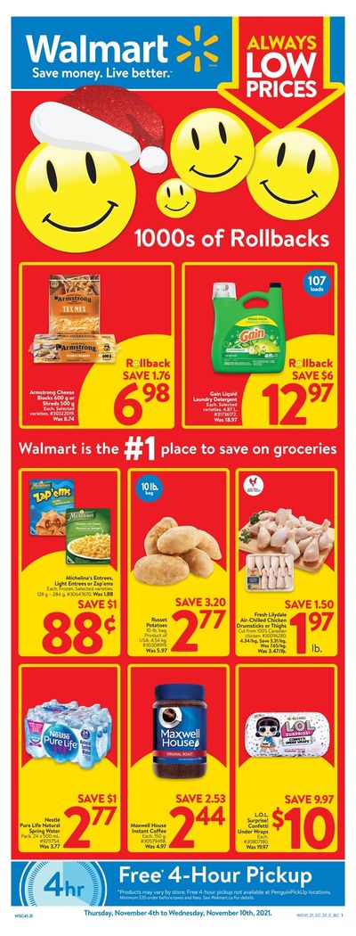 Walmart (West) Flyer November 4 to 10