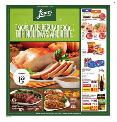 Lowes Foods (NC, SC) Weekly Ad Flyer November 3 to November 10