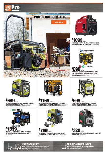 The Home Depot Weekly Ad Flyer November 3 to November 10