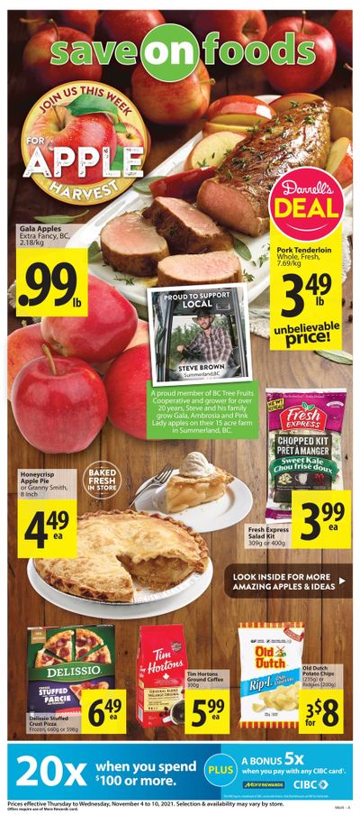 Save on Foods (BC) Flyer November 4 to 10