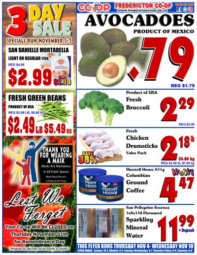 Fredericton Co-op Flyer November 4 to 10