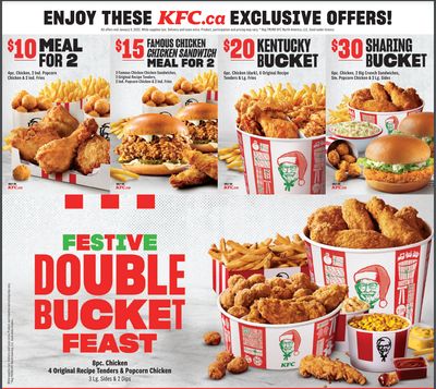 KFC Canada Coupons (AB & MB), until January 9, 2022
