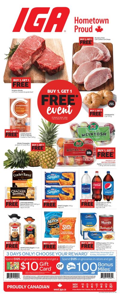 IGA (MB) Flyer November 4 to 10