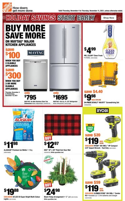 Home Depot (ON) Flyer November 4 to 11