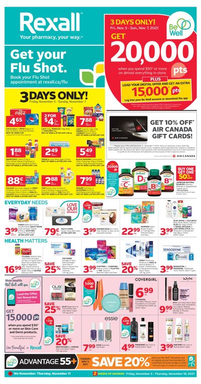 Rexall (West) Flyer November 5 to 11