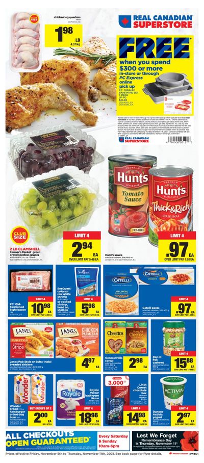 Real Canadian Superstore (West) Flyer November 5 to 11