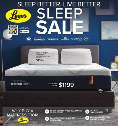 Leon's Sleep Better Sale Flyer November 4 to 17
