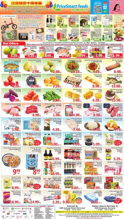PriceSmart Foods Flyer November 4 to 10