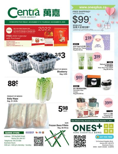 Centra Foods (Barrie) Flyer November 5 to 11