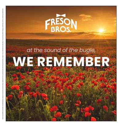 Freson Bros. Flyer November 5 to 11