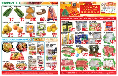 Jian Hing Foodmart (Scarborough) Flyer November 5 to 11