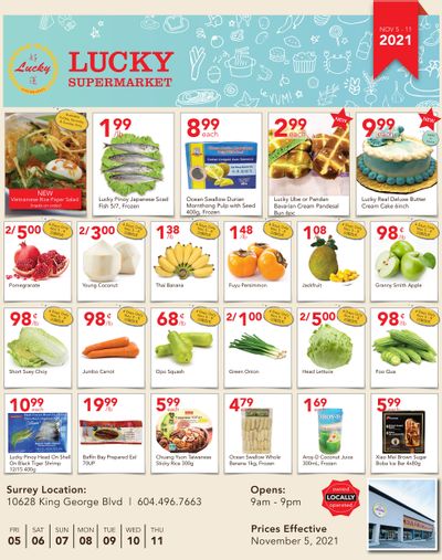 Lucky Supermarket (Surrey) November 5 to 11