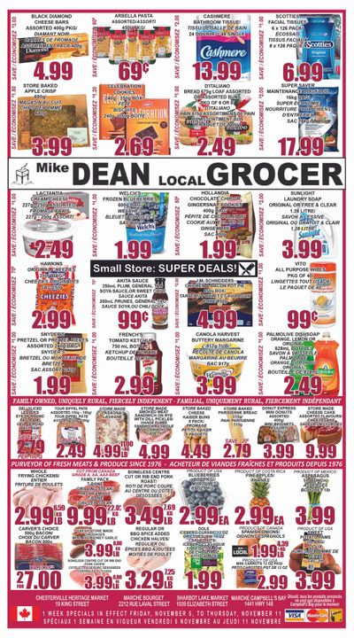 Mike Dean Local Grocer Flyer November 5 to 11
