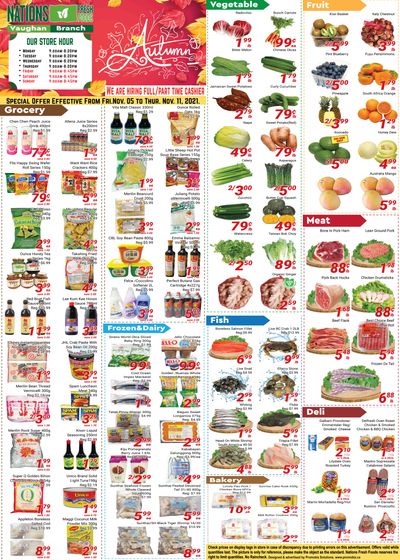 Nations Fresh Foods (Vaughan) Flyer November 5 to 11