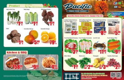 Pacific Fresh Food Market (North York) Flyer November 5 to 11