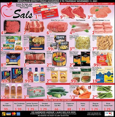 Sal's Grocery Flyer November 5 to 11