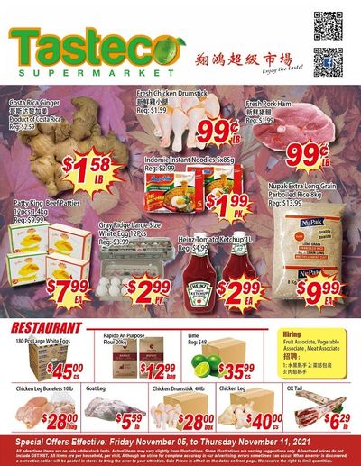 Tasteco Supermarket Flyer November 5 to 11