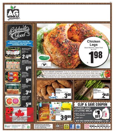 AG Foods Flyer November 5 to 11