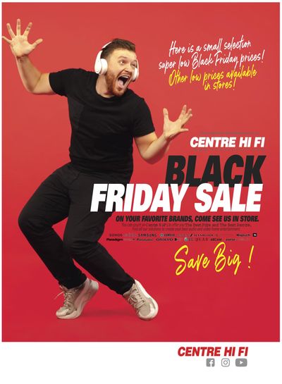 Centre Hi-Fi Pre Black Friday Flyer November 5 to 11