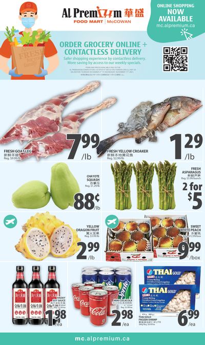 Al Premium Food Mart (McCowan) Flyer November 4 to 11