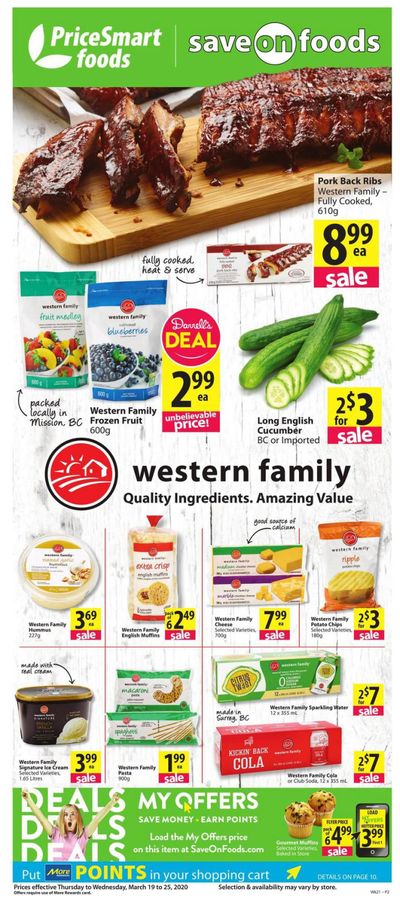 PriceSmart Foods Flyer March 19 to 25