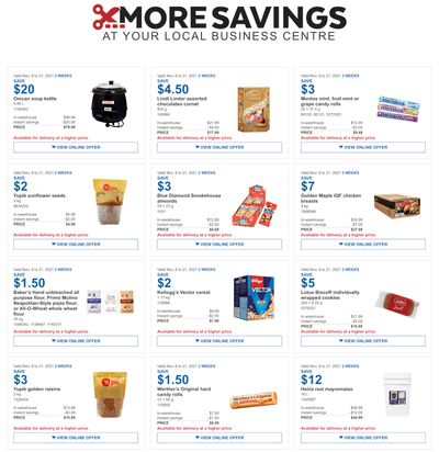 Costco Business Centre Instant Savings Flyer November 8 to 21 Costco Business Centre Instant Savings Flyer November 8 to 21