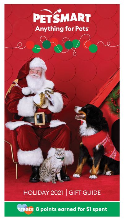 PetSmart Holiday Guide Flyer November 8 to December 24, 2021