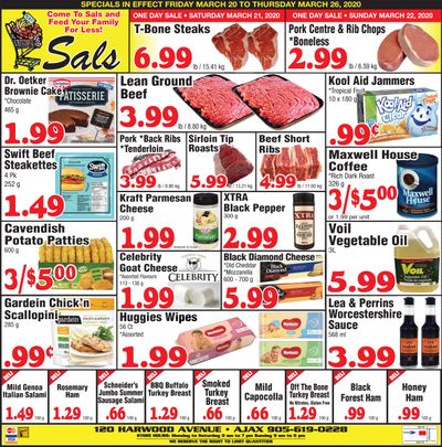 Sal's Grocery Flyer March 20 to 26