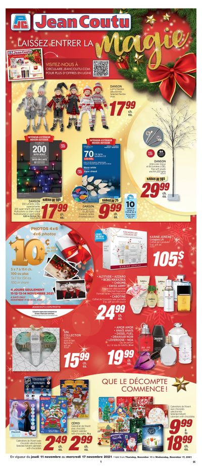 Jean Coutu (QC) Holiday Flyer November 11 to 17 Jean Coutu (QC) Holiday Flyer November 11 to 17