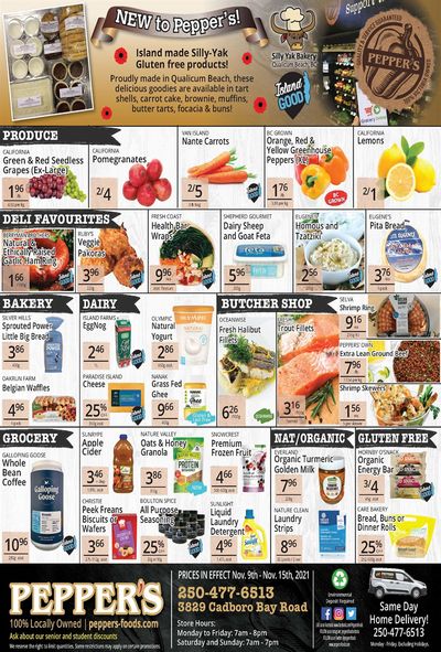 Pepper's Foods Flyer November 9 to 15