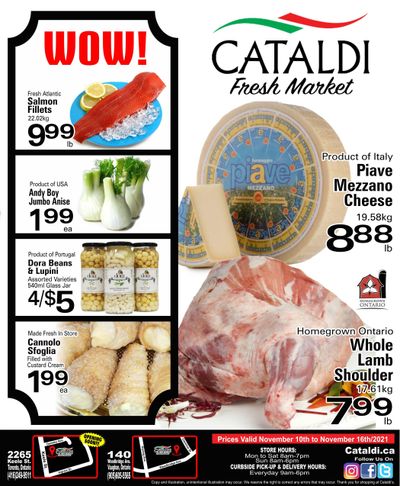 Cataldi Fresh Market Flyer November 10 to 16
