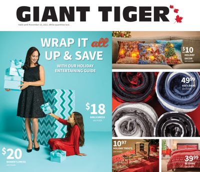 Giant Tiger Wrap It Up & Save Flyer November 10 to 16