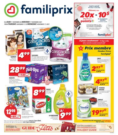Familiprix Flyer November 11 to 17