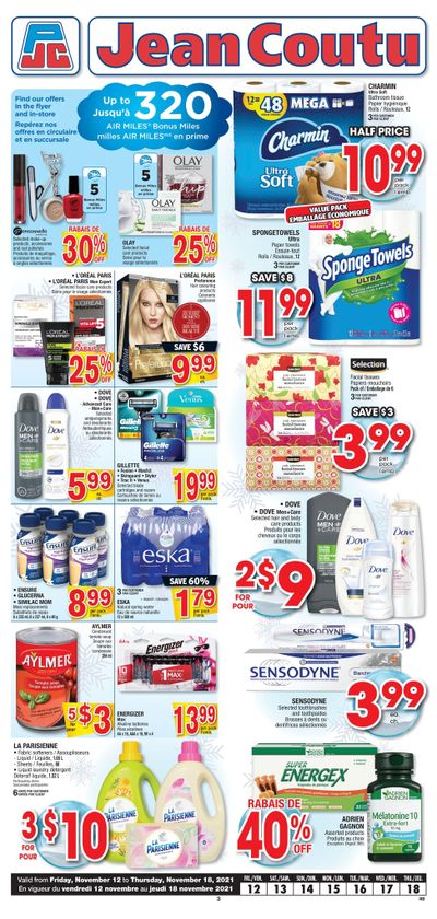 Jean Coutu (NB) Flyer November 12 to 18
