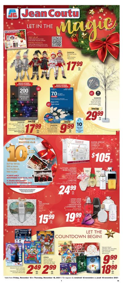 Jean Coutu (NB) Holiday Flyer November 12 to 18