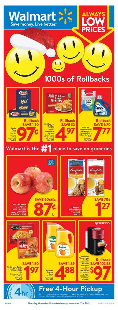 Walmart (Atlantic) Flyer November 11 to 17