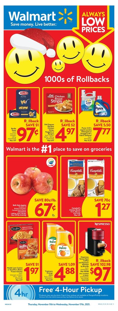 Walmart (West) Flyer November 11 to 17 Walmart (West) Flyer November 11 to 17