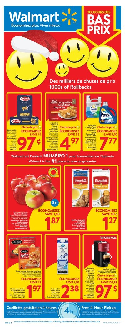Walmart (QC) Flyer November 11 to 17